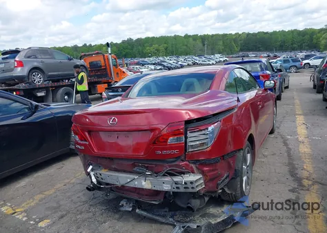 2010 Lexus Is 250C from USA, damaged, VIN JTHFF2C29A2511907